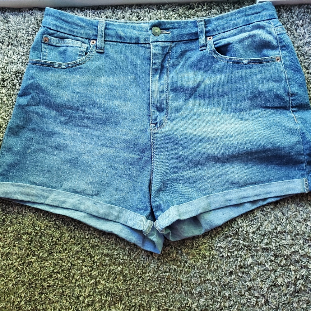 Blue Denim Shorts